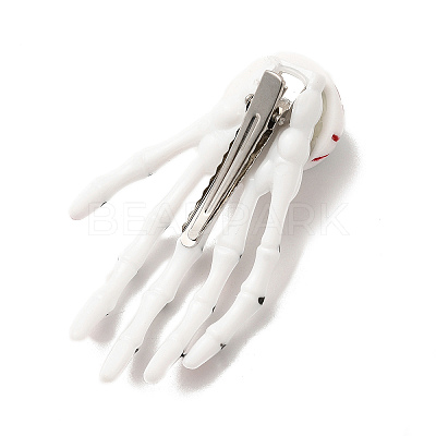 Halloween Theme Plastic Alligator Hair Clips for Woman Girl PHAR-E018-02P-02-1