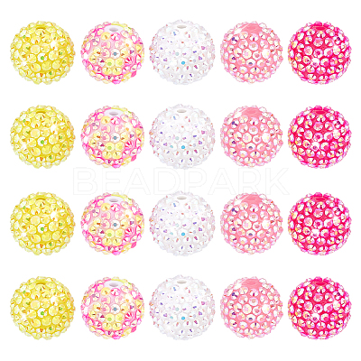 Resin Rhinestone Beads RESI-PH0001-81A-1