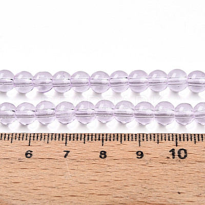 Baking Paint Transparent Glass Beads X1-DGLA-N006-6mm-05-1