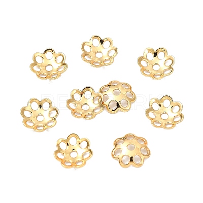 SHEGRACE Brass Beads Caps XGRPCU764-286G-1