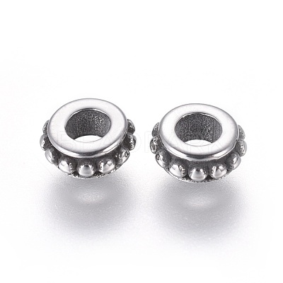 304 Stainless Steel Spacer Beads STAS-G204-35AS-1