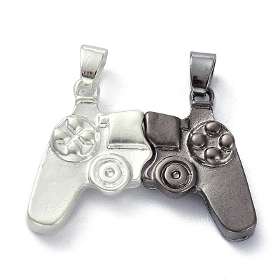 Alloy Magnetic Friendship Controller Necklace Set PALLOY-D204-01BS-1