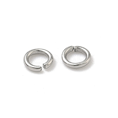 Tarnish Resistant 304 Stainless Steel Open Jump Rings STAS-Q186-02-3.5x0.7mm-1