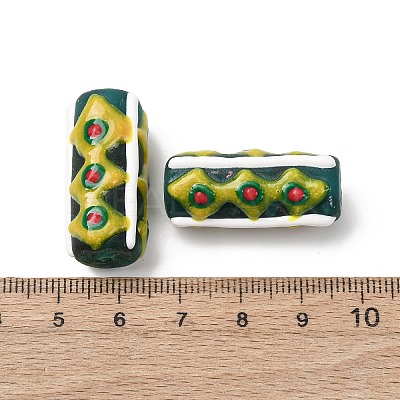 Handmade Lampwork Enamel Beads LAMP-B051-01A-1