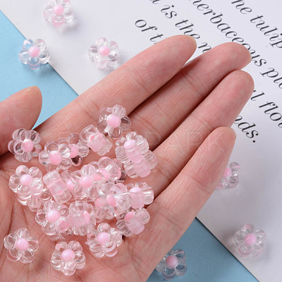 Transparent Acrylic Beads TACR-S152-06A-SS2112-1
