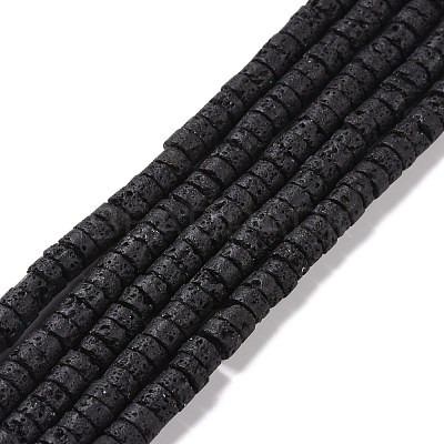 Natural Lava Rock Beads Strands G-M394-03A-1