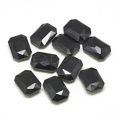 Pointed Back Glass Rhinestone Cabochons RGLA-T079-8x10mm-02-1
