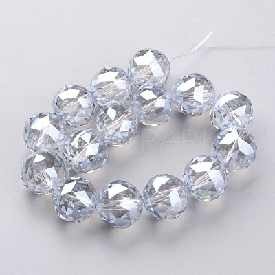 Electroplate Glass Bead Strands EGLA-J140-PL01-16mm-1