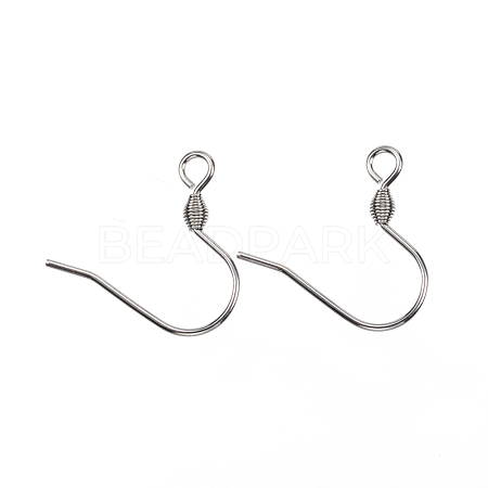 304 Stainless Steel Earring Hooks STAS-E147-15P-1