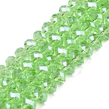 Electroplate Glass Beads Strands EGLA-A044-T8mm-A09-1