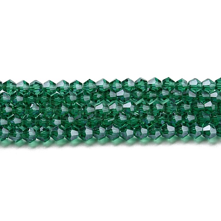 Transparent Electroplate Glass Beads Strands LS-GLAA-F029-2mm-C10-1