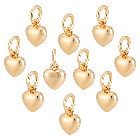 20Pcs Rack Plating Brass Pendants KK-PH0013-15-1