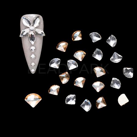 Flat Back Glass Rhinestone Cabochons MRMJ-Q072-44-1