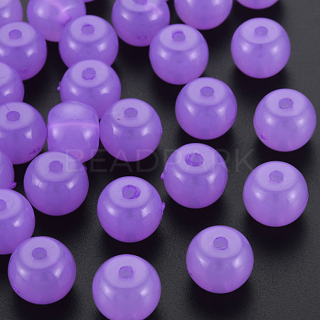 Imitation Jelly Acrylic Beads MACR-S373-14-EA04-1