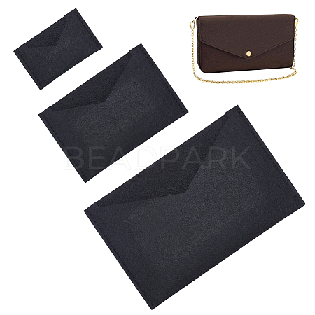 3Pcs 3 Style Wool Felt Envelope Purse Insert Organizer FIND-WR0006-70A-1