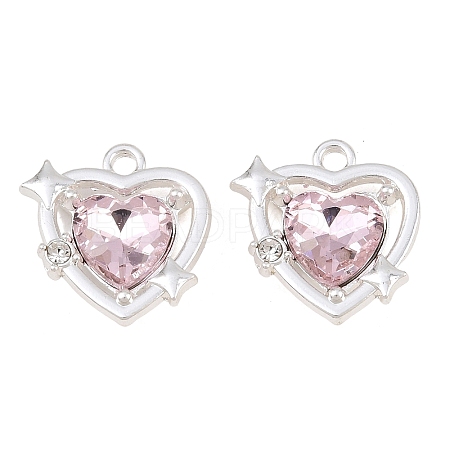 Y2K Style Alloy & Glass Pendants GL-CBA1FD3-03S-02-1