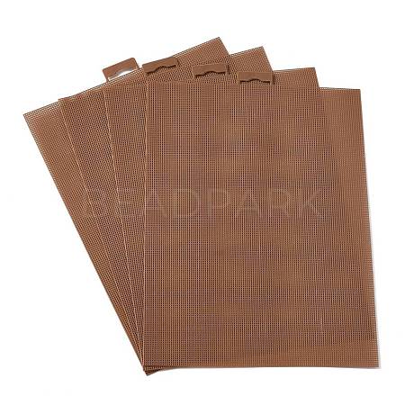 Plastic Cross Stitch Fabric Sheet DIY-WH0374-04E-1