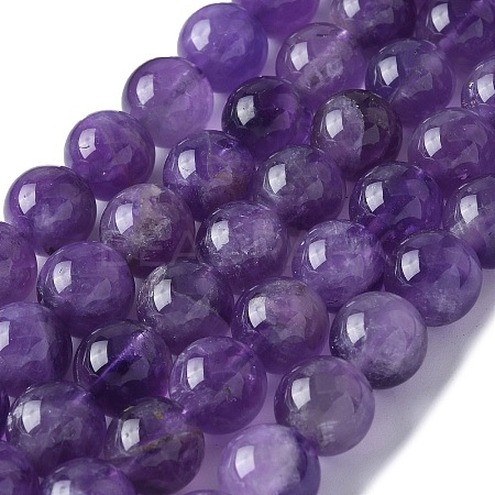Natural Amethyst Beads Strands LS-G-S031-1-1