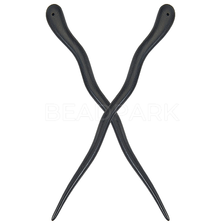 Wood Hair Sticks AJEW-WH20072-38-1