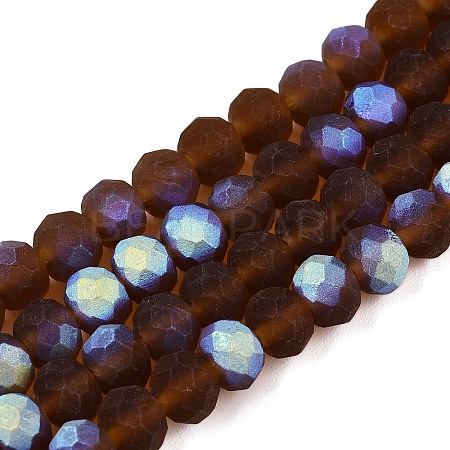 Transparent Glass Beads Strands EGLA-A044-T6mm-MB02-1