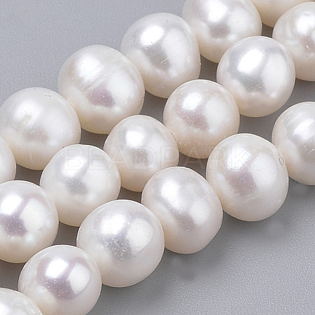 Natural Cultured Freshwater Pearl Beads Strands PEAR-N013-06E-1