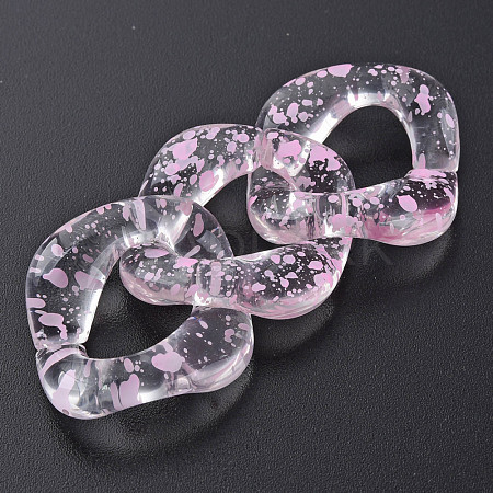 Transparent Acrylic Linking Rings OACR-N009-016A-10-1