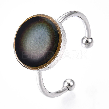 Flat Round Mood Ring LS-RJEW-T025-01P-1