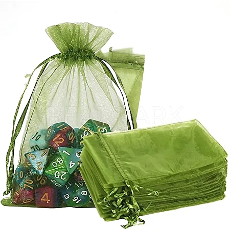 Rectangle Organza Drawstring Storage Bags PW-WGC1AC3-04-1