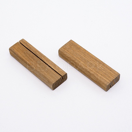 Pine Wood Business Card Holder WOOD-WH0112-08D-1