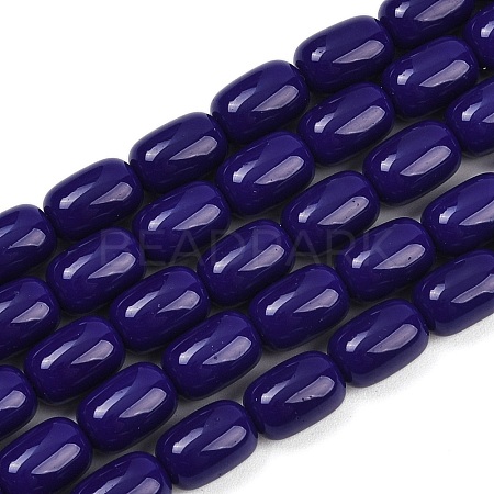 Opaque Glass Beads Strands GLAA-Z015-02D-1
