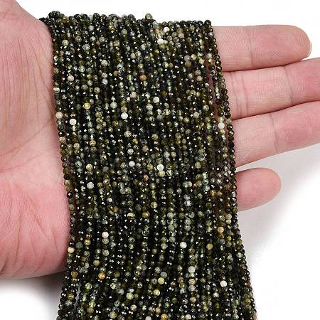 Natural Prehnite Beads Strands G-L628-B11-2mm-1