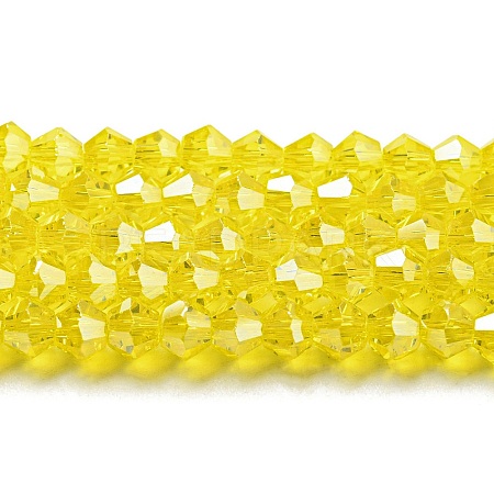 Transparent Electroplate Glass Beads Strands EGLA-A039-T2mm-A21-1