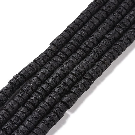 Natural Lava Rock Beads Strands G-M394-03A-1