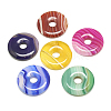 Natural Striped Agate/Banded Agate Pendants X-G-S294-14-30mm-1