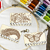  8-Position Wood Embroidery Thread Storage Trays TOOL-WH0056-023-4