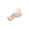 Natural Cultured Freshwater Pearl Rice Charms PALLOY-JF04823-5