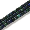 Natural Chrysocolla and Lapis Lazuli Beads Strands G-F765-F06-01-1