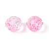Baking Paint Transparent Glass Beads GLAA-N011-10mm-08-2