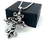 Vintage Gothic Cross Tengu Pendant 304 Stainless Steel Necklaces MY8388-2