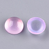 Translucent Resin Cabochons RESI-S361-8mm-01-2