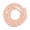 Electroplate Glass Beads Strands EGLA-A044-P1mm-A05-3