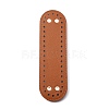 PU Leather Knitting Crochet Bags Nail Bottom Shaper Pad FIND-WH0114-84A-01-1