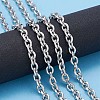 Tarnish Resistant 304 Stainless Steel Cable Chains CHS-P007-27P-05-5