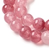Natural White Jade Beads Strands G-H348-8mm-06-4
