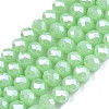 Electroplate Glass Beads Strands EGLA-A034-J10mm-A05-1