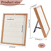 Foldable Wood Earring Display Stands EDIS-WH0031-15-2