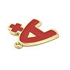 Alloy Enamel Pendants ENAM-F144-23G-3