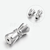 Tarnish Resistant 304 Stainless Steel Screw Clasps LS-STAS-L135-03-1