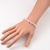 Round Natural Gemstone Beaded Stretch Bracelets BJEW-JB02147-3
