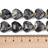 Natural Larvikite Beads Strands G-P592-B05-01-5